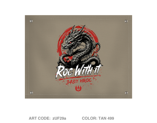 348TH HROC Banner Flag - zUF29a