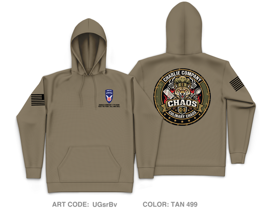 Charlie Company, 17th DSSB Core Men's Hooded Performance Sweatshirt - UGsrBv