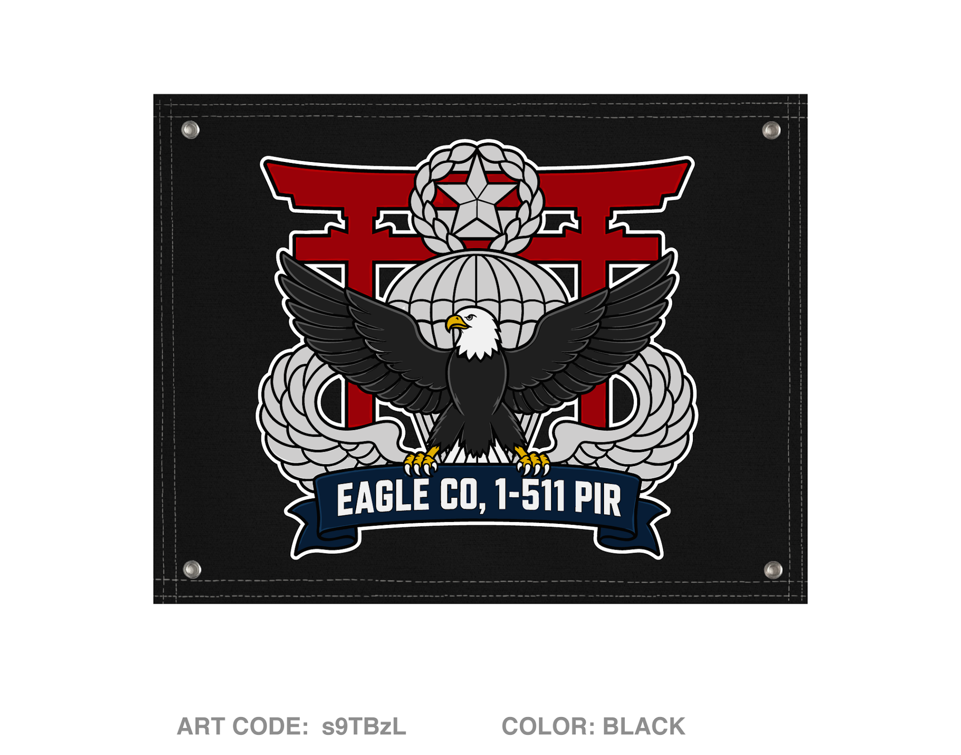 Eagle CO, 1-511 PIR Banner Flag - s9TBzL