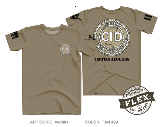 Mississippi Department of Corrections CID Core Men's SS Flex Performance Tee - wqIl8R