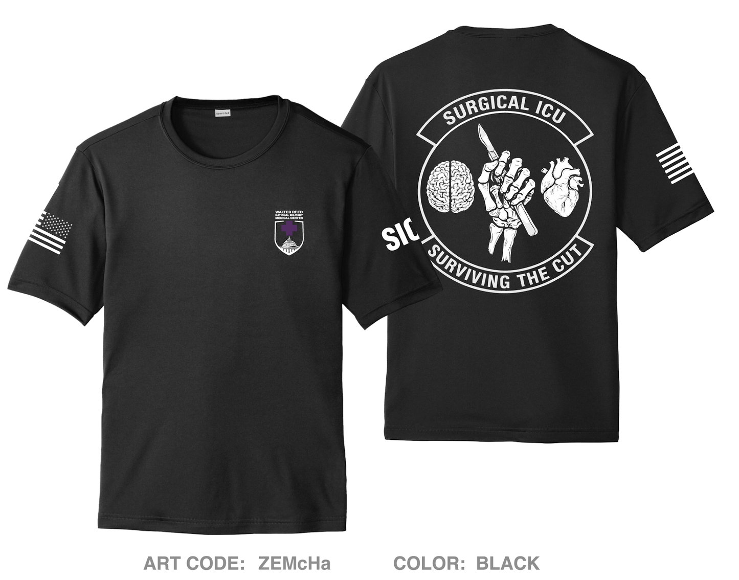 SICU Hi-Tech Performance Unisex SS Tee - ZEMcHa