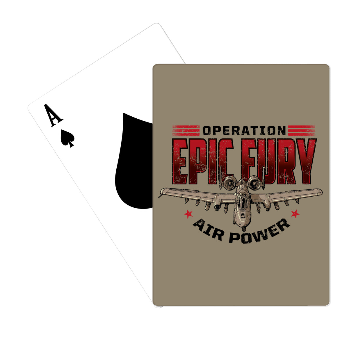 Operation Epic Fury Playing Cards - Thunder