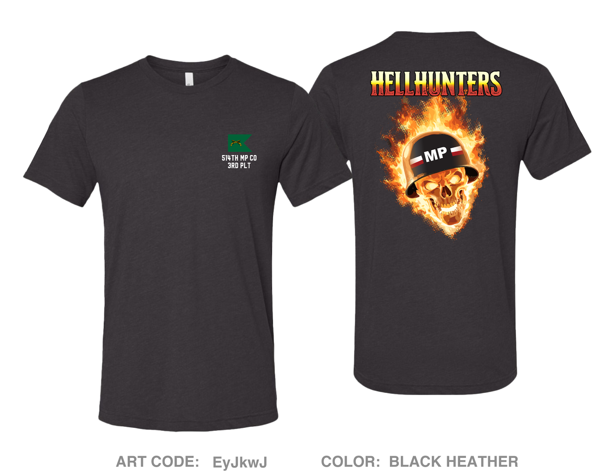 Hellhunters Comfort Unisex Triblend SS Tee - aEyJkwJ