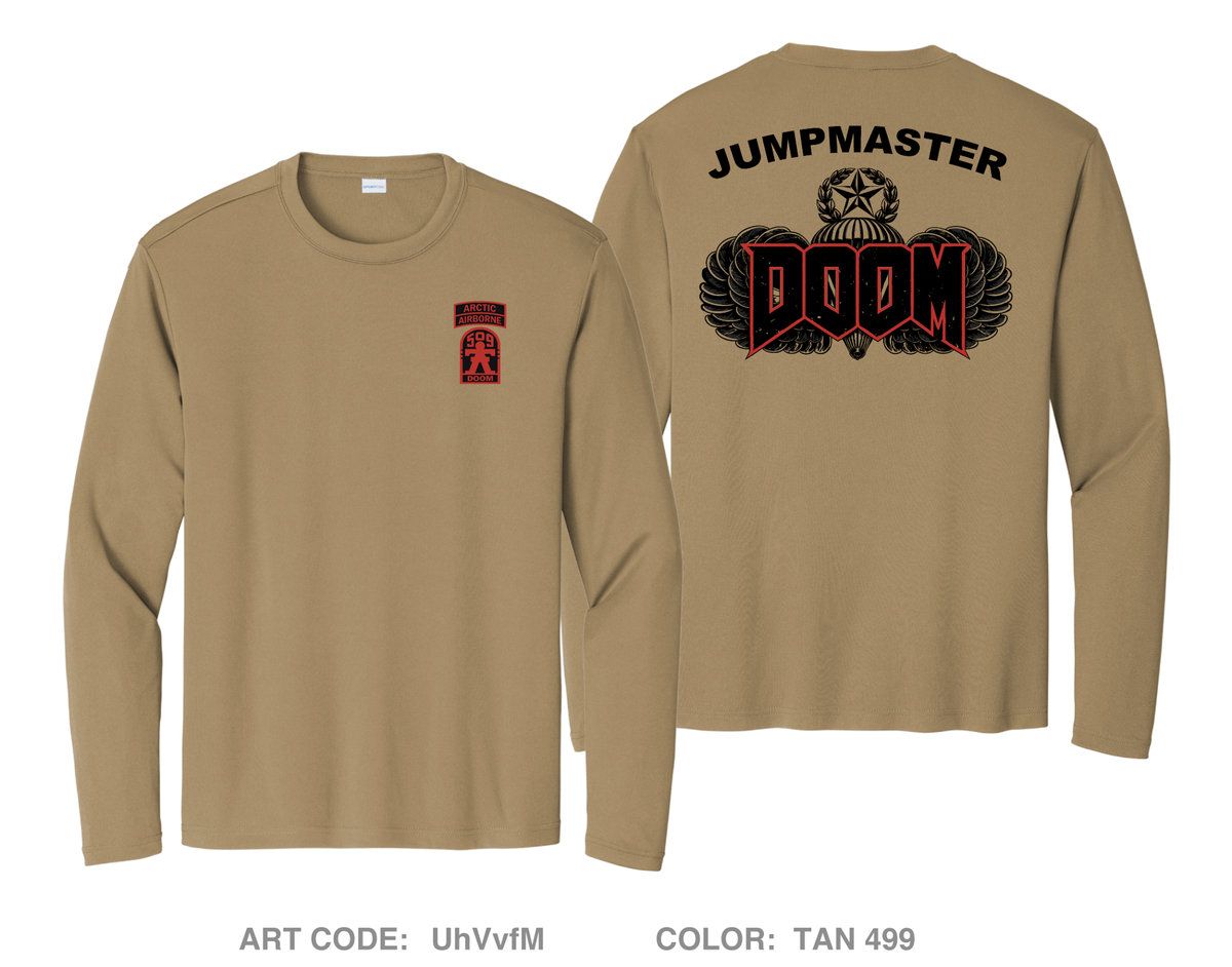 Doom 3-509 Hi-Tech Performance Unisex LS Tee - UhVvfM