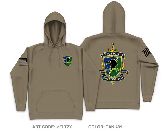 CSD-TA, D Co, 11th CWB Core Men's Hooded Performance Sweatshirt - cFLTZX