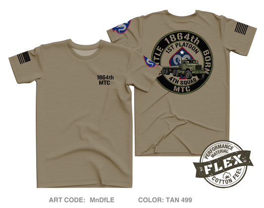 1864th mtc Fundraising Collection Core Men's SS Flex Performance Tee - MnDfLE
