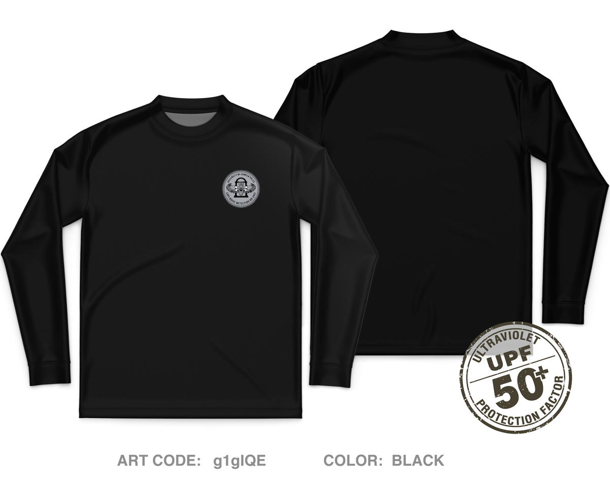 University of Georgia EOD K9 Unit Core Men's UPF 50+ Performance LS Tee - g1gIQE