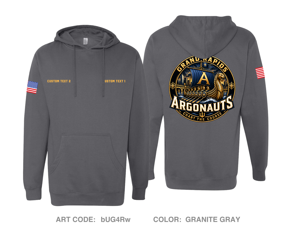CUSTOM Grand Rapids recruiting company Comfort Unisex Hooded Sweatshirt - bUG4Rw