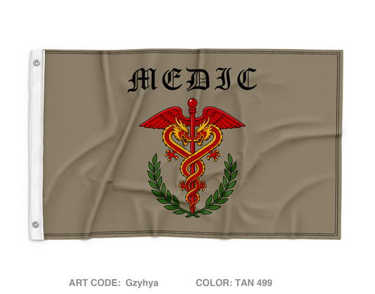 554 EN BN MEDICS Wall Flag - Gzyhya