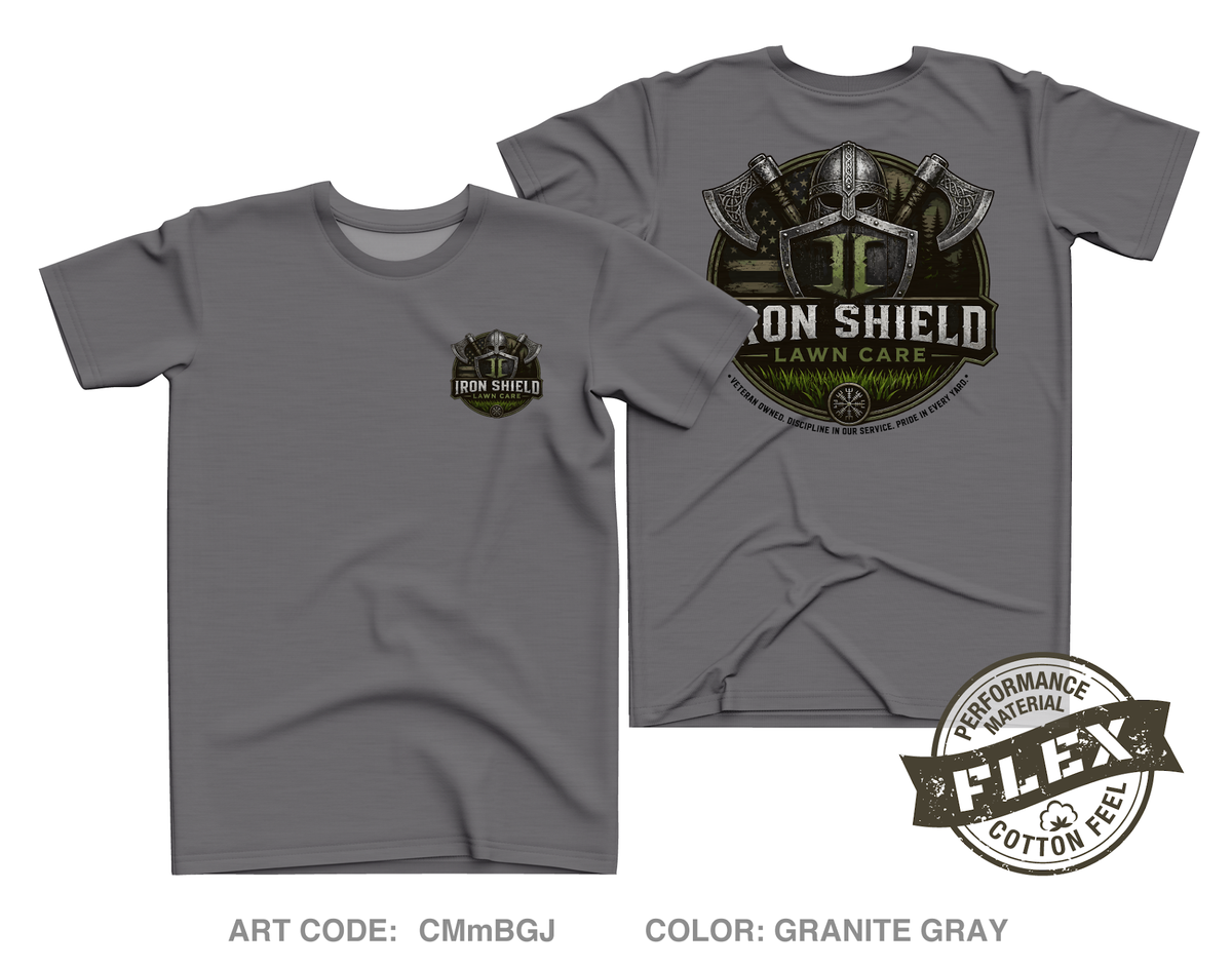 Iron Shield Lawncare Core Men's SS Flex Performance Tee - CMmBGJ