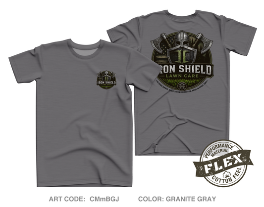 Iron Shield Lawncare Core Men's SS Flex Performance Tee - CMmBGJ