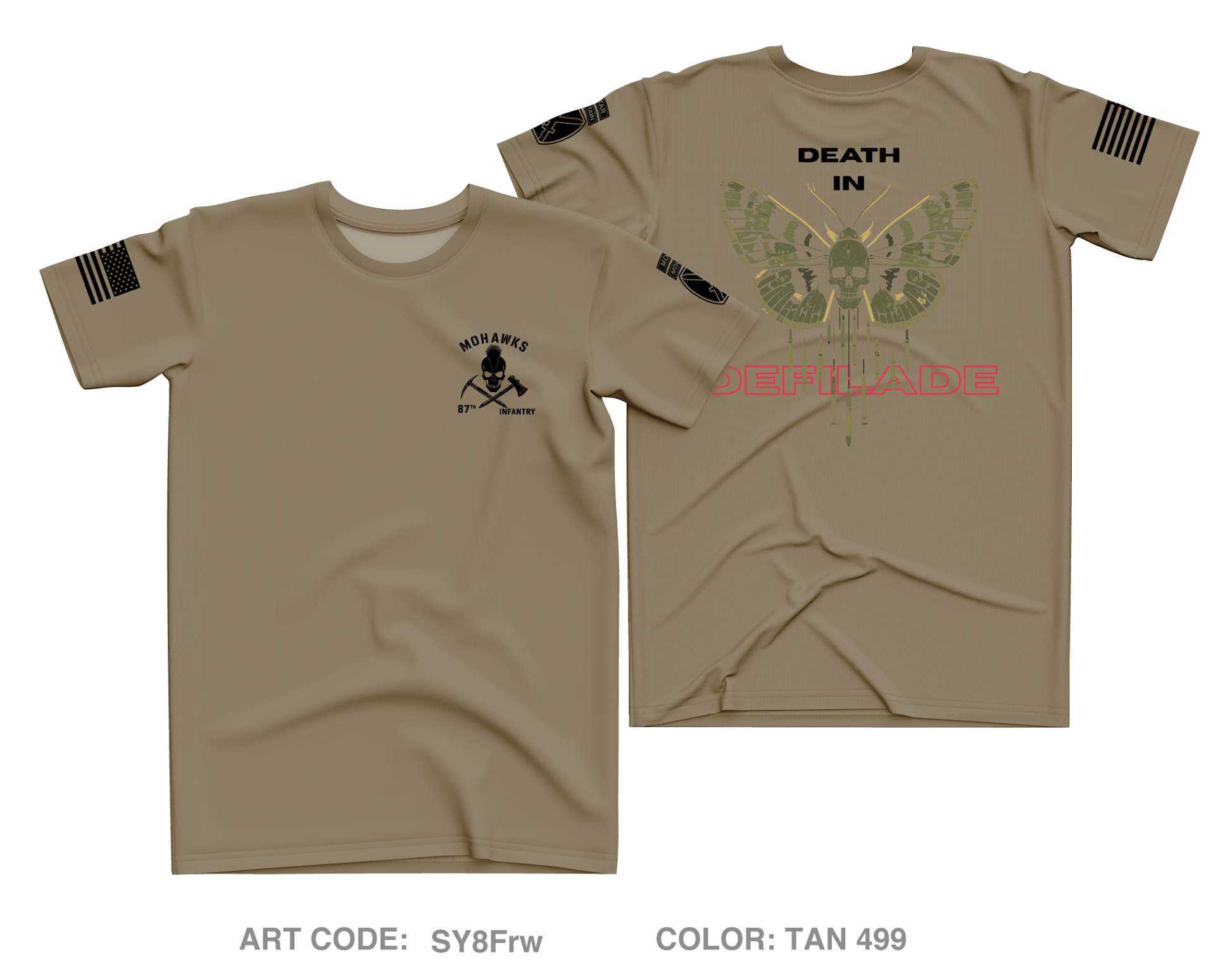 10th Mountian 2-87 BN IN Core Men's SS Performance Tee - SY8Frw