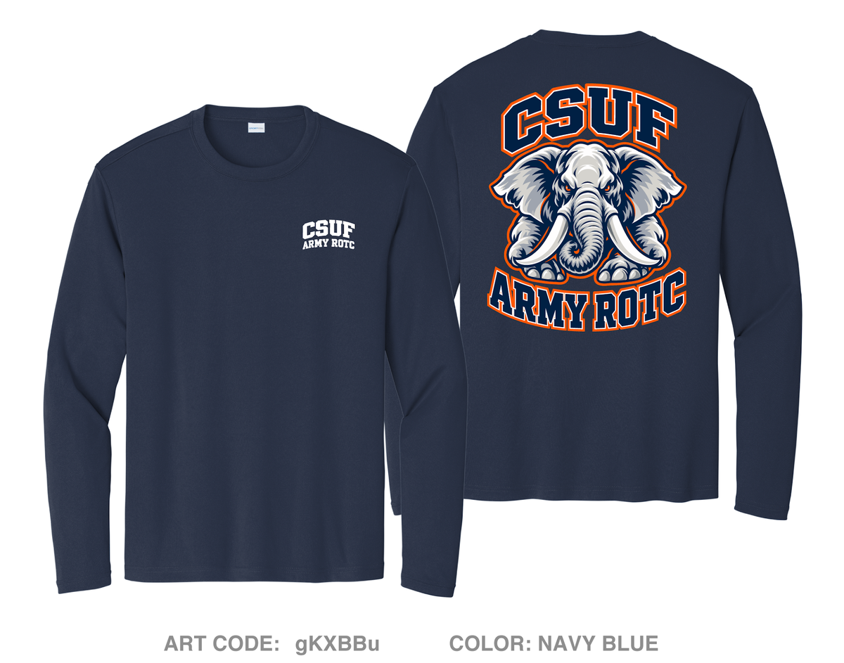 Cal State Fullerton Army ROTC Fundraising Collection Hi-Tech Performance Unisex LS Tee - gKXBBu