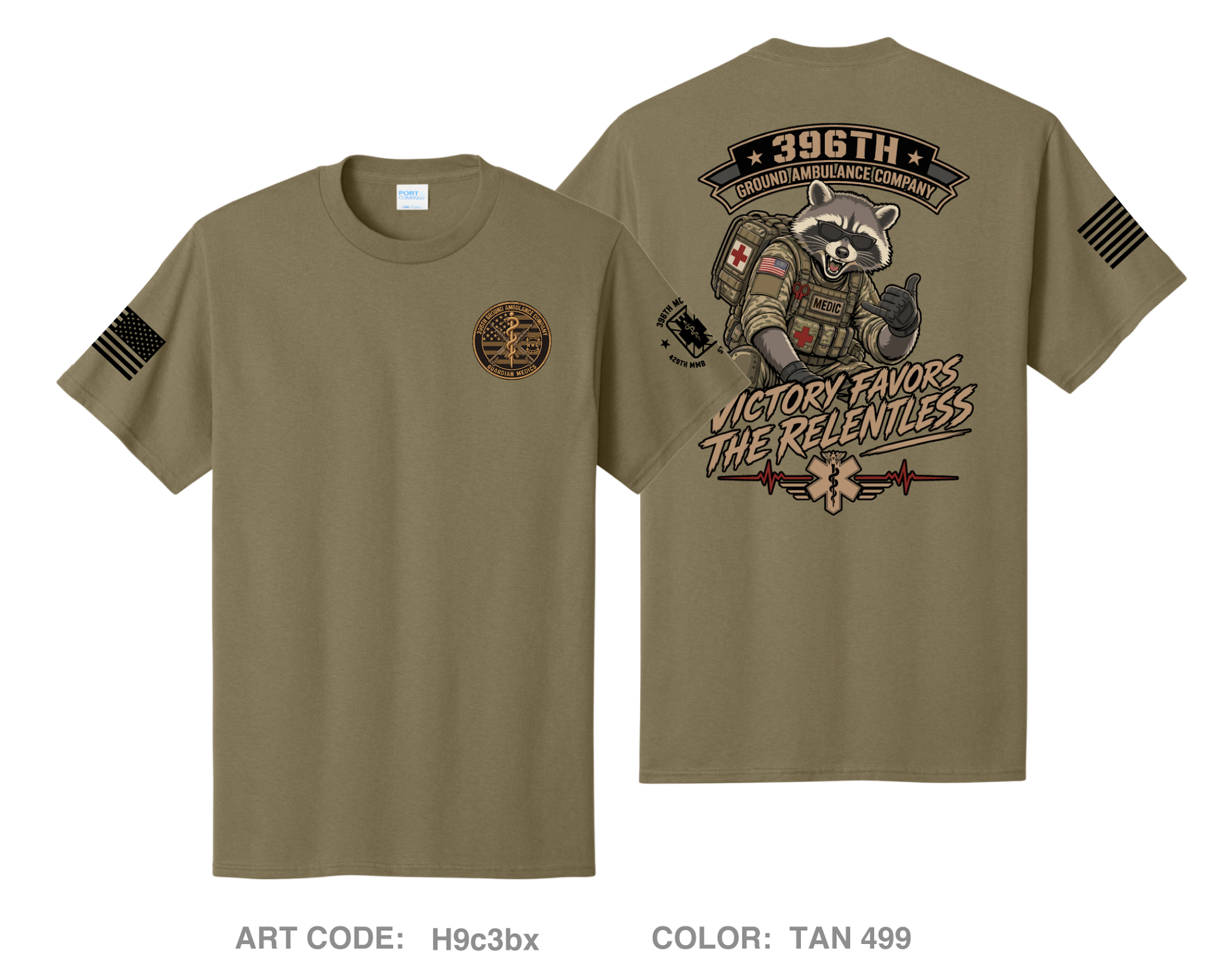 396th MCGA Comfort Unisex Cotton SS Tee - H9c3bx