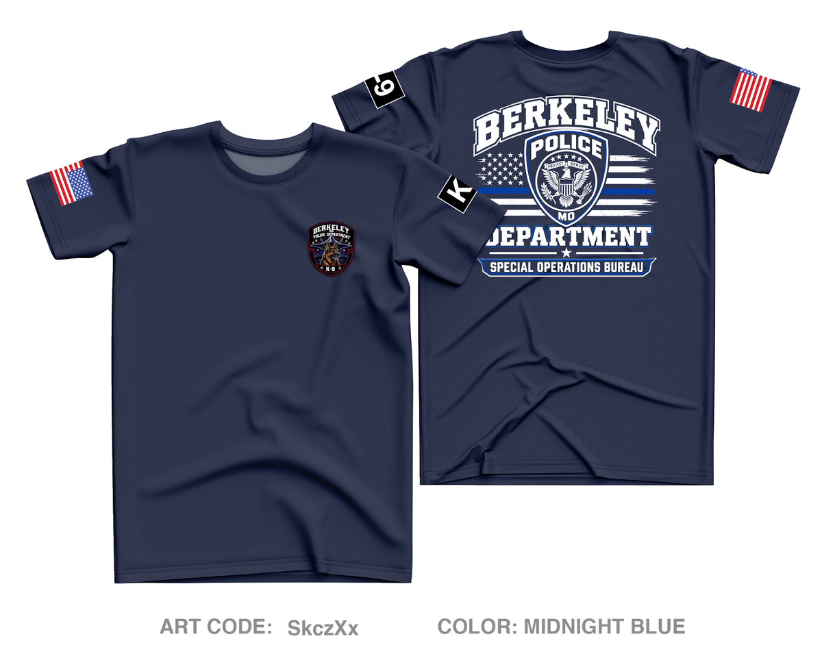 Berkeley Police Department Core Men's SS Performance Tee - SkczXx