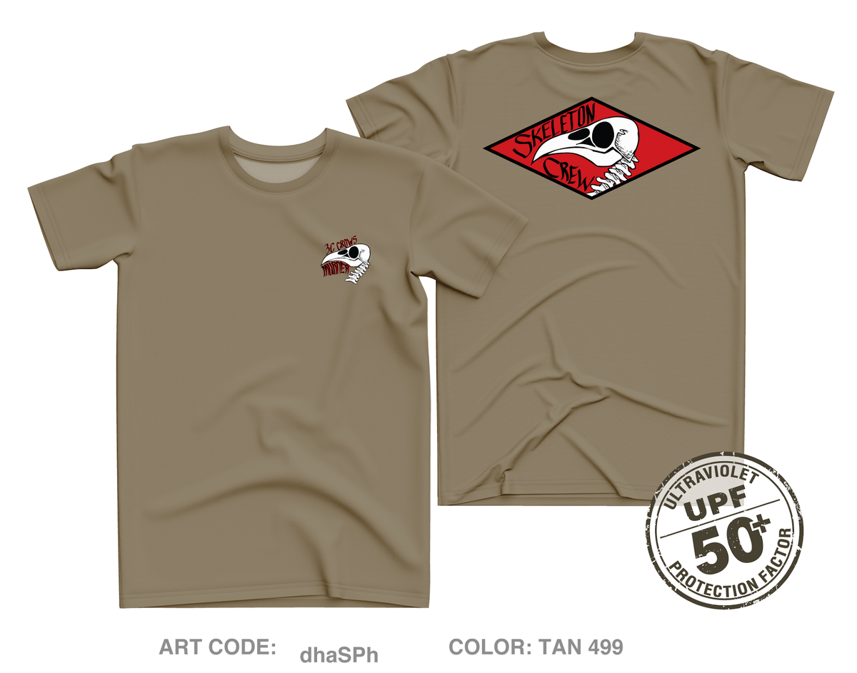 Crow PLT/3-319 AFAR Core Men's UPF 50+ Performance SS Tee - dhaSPh
