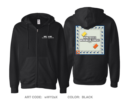 Self Comfort Unisex Cotton Blend Full-Zip Hooded Sweatshirt - wWY2aX
