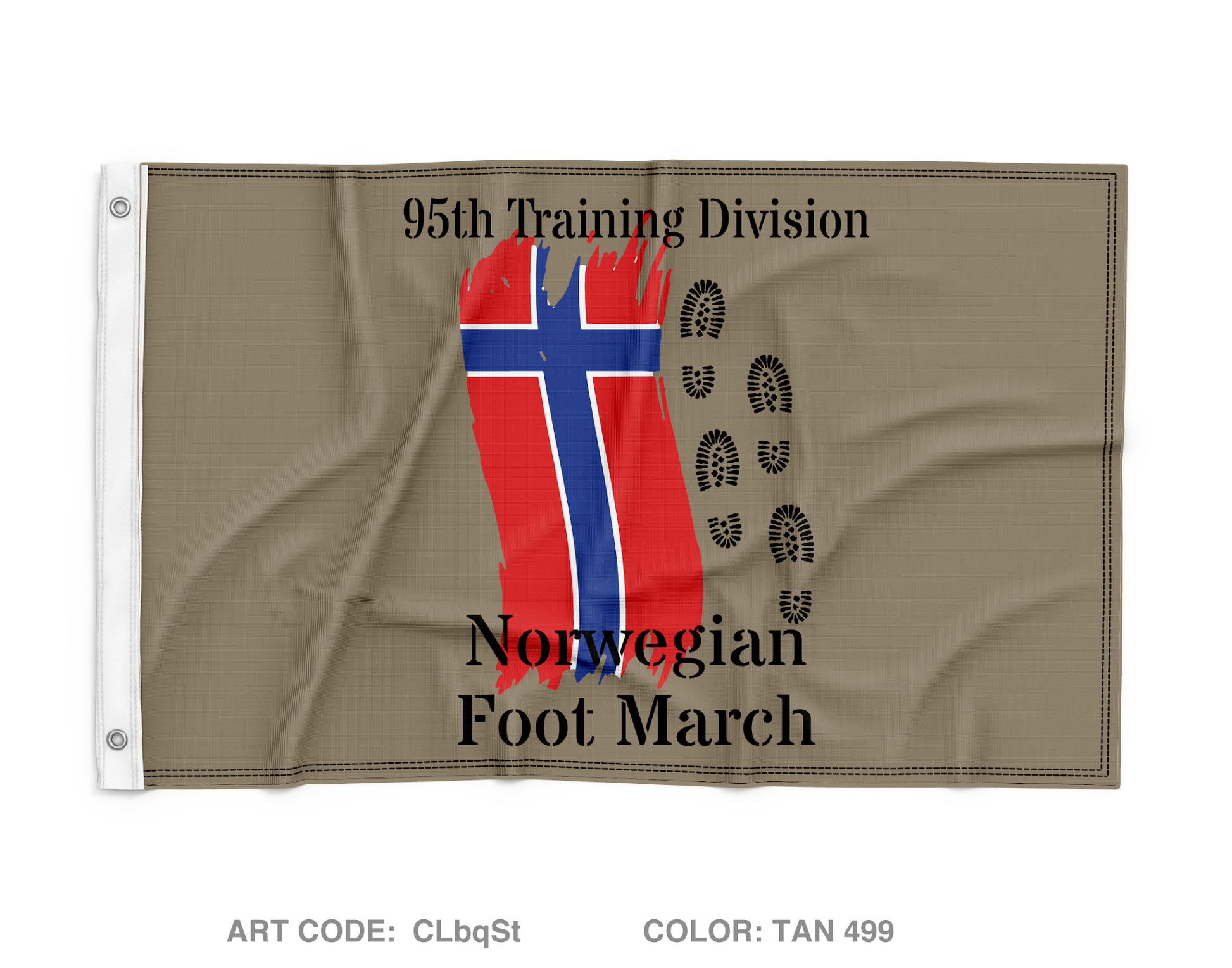HHC, 95TH TD Wall Flag - CLbqSt