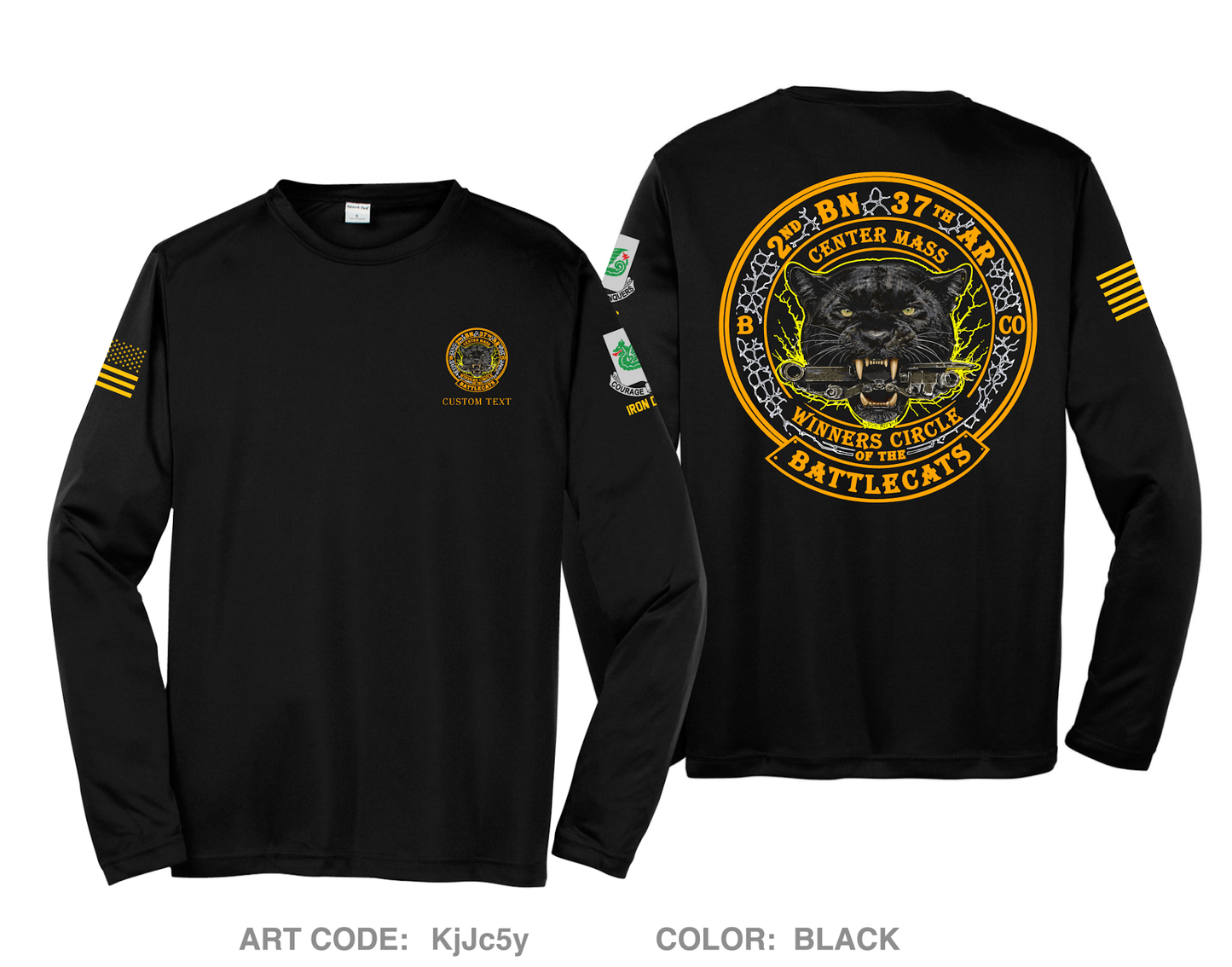CUSTOM 2-37 / BattleCat Hi-Tech Performance Unisex LS Tee - KjJc5y