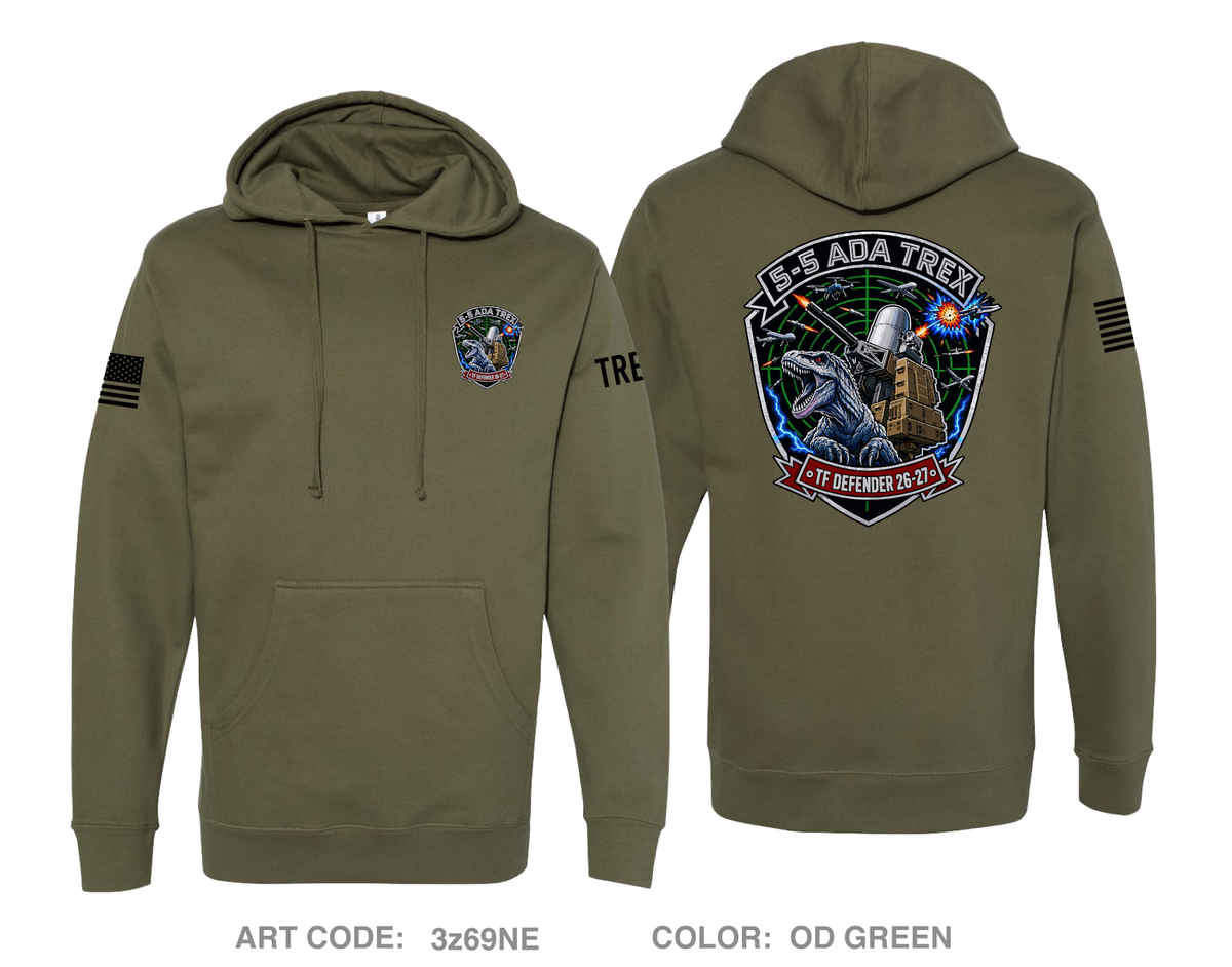 5-5 ADA BN Comfort Unisex Hooded Sweatshirt - 3z69NE