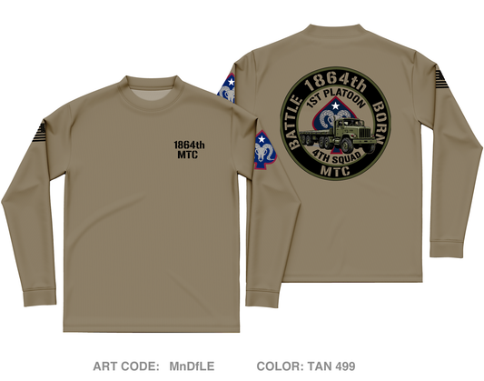 1864th mtc Fundraising Collection Core Men's LS Performance Tee - MnDfLE