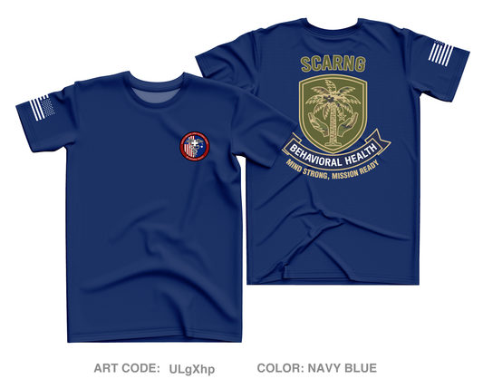 South Carolina Army National Guard (SCARNG) Behavioral Health Section Core Men's SS Performance Tee - ULgXhp