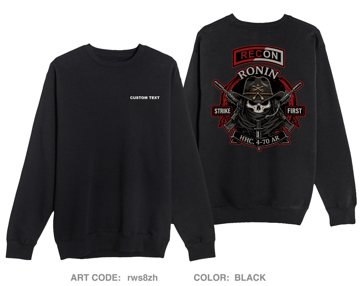 CUSTOM RECON 4-70AR Comfort Unisex Crewneck Sweatshirt - rws8zh