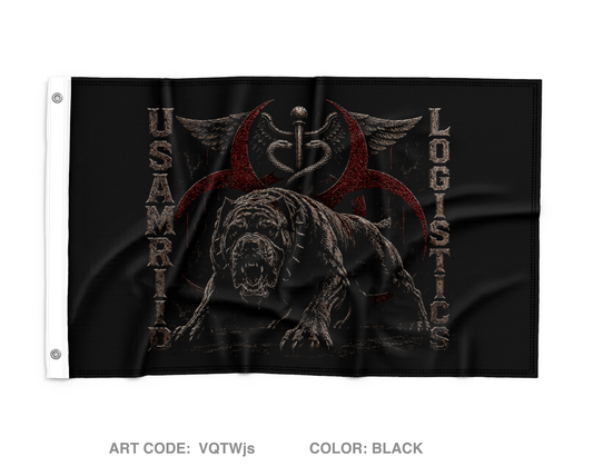 USAMRIID Logistics Wall Flag - VQTWjs