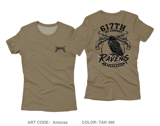 617th MP Co Fundraising Collection Core Women's SS Performance Tee - Amzxss
