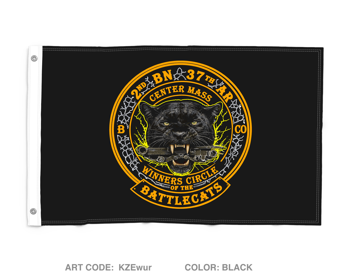 2-37 / BattleCat Wall Flag - KZEwur