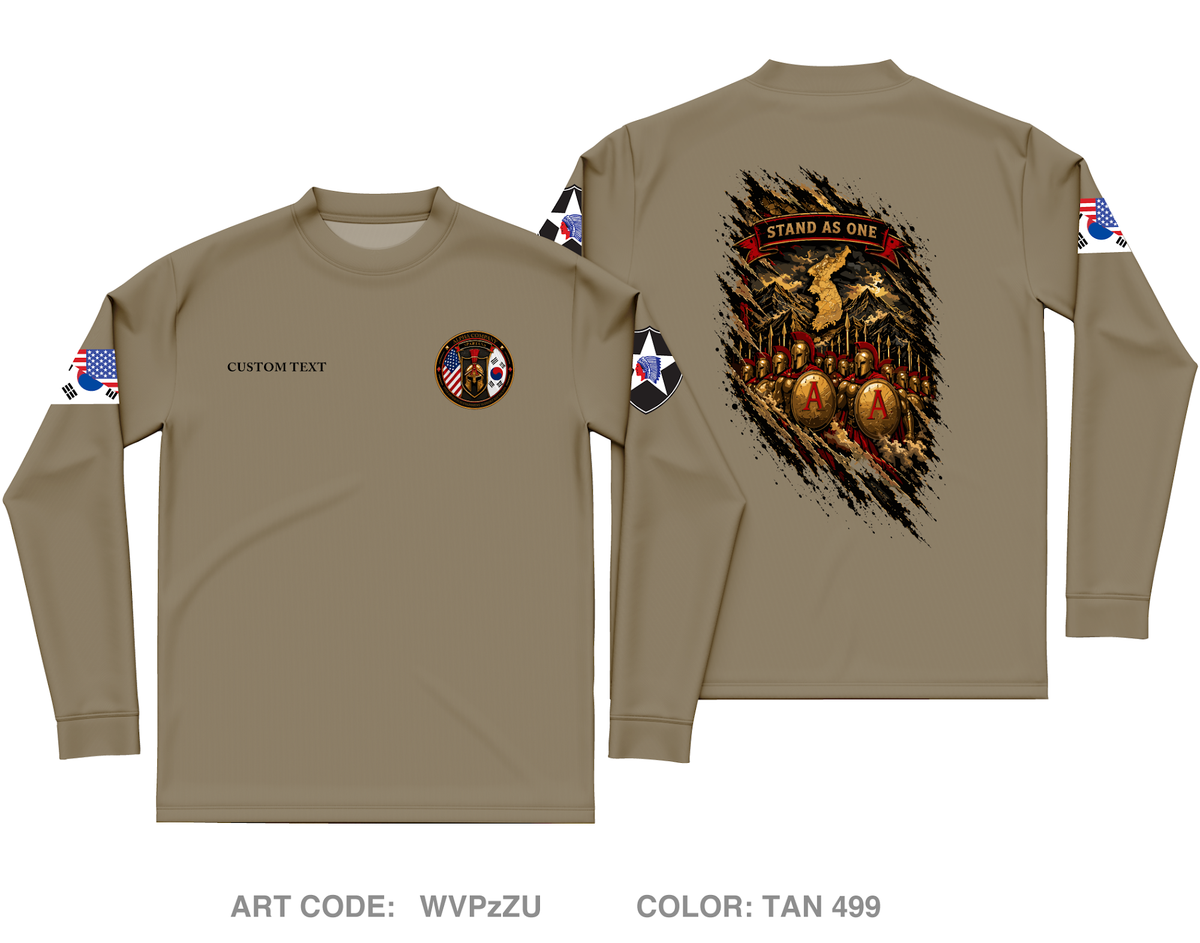 CUSTOM A CO, 194th DSSB Core Men's LS Performance Tee - WVPzZU