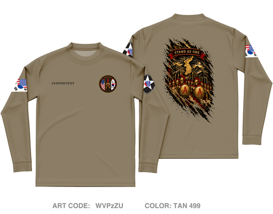 CUSTOM A CO, 194th DSSB Core Men's LS Performance Tee - WVPzZU
