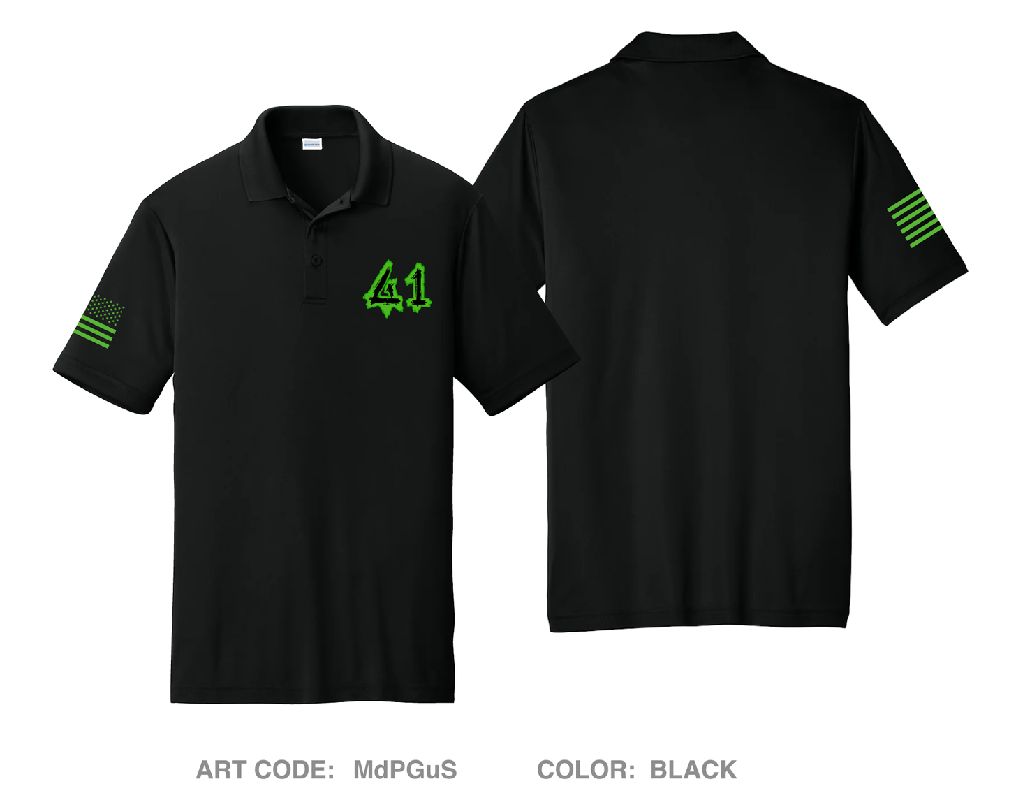 G1 Greeks Fundraising Collection Hi-Tech Performance Men's SS Polo - MdPGuS