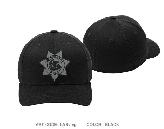 Bourbonnais Police Embroidered Flexfit Cap - hABvmg
