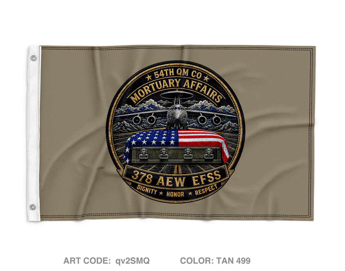 54th/378th MA Wall Flag - qv2SMQ