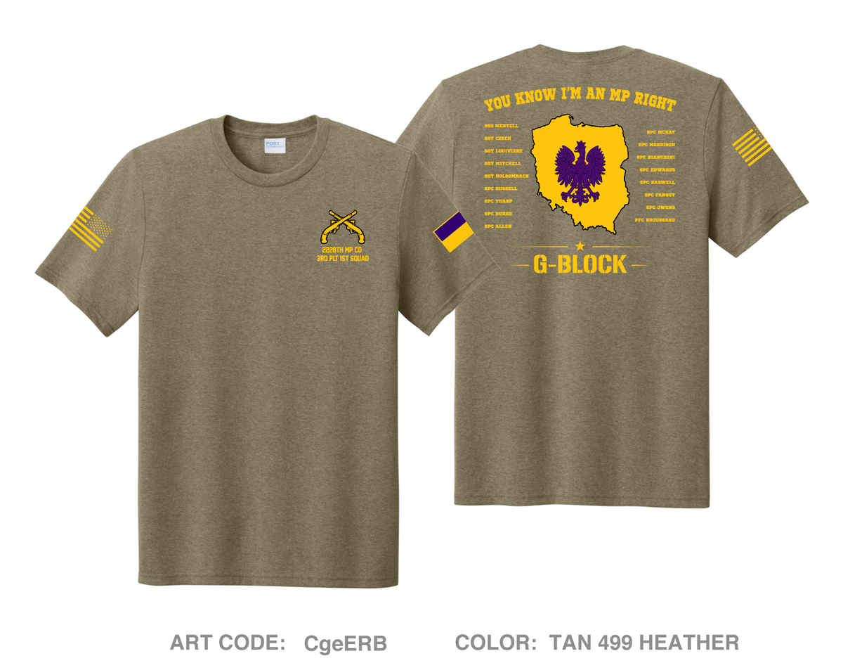 Glebokie Squad Comfort Unisex Triblend SS Tee - CgeERB