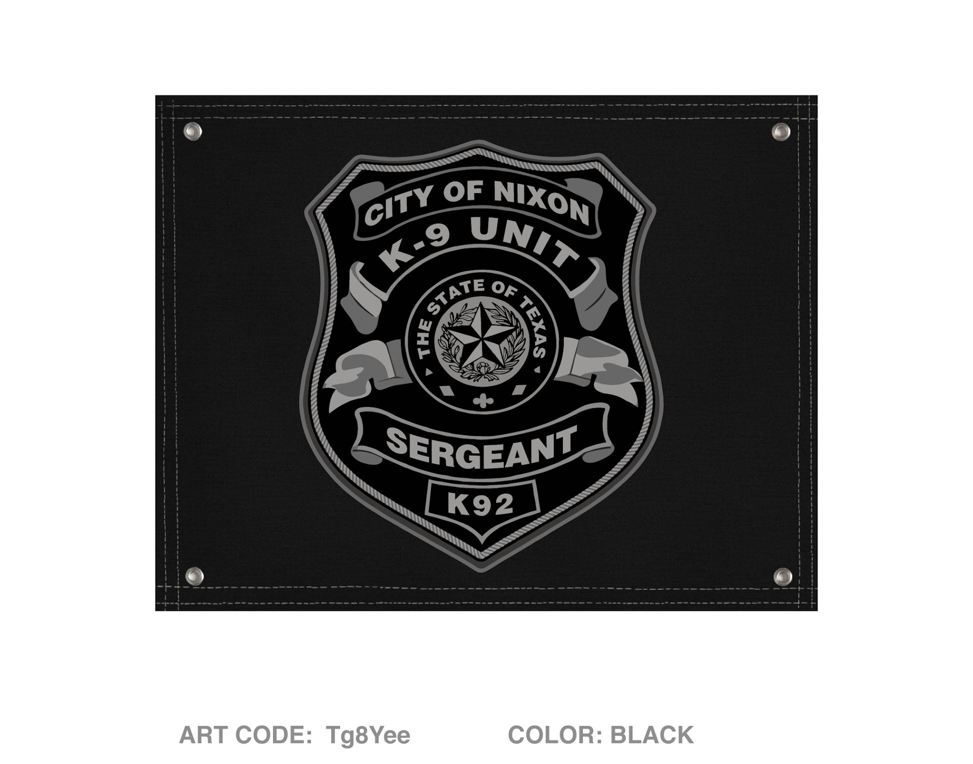 Nixon Police K9 Banner Flag - Tg8Yee