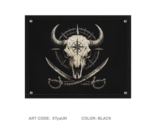 Bison Piracy Banner Flag - XTyaUN
