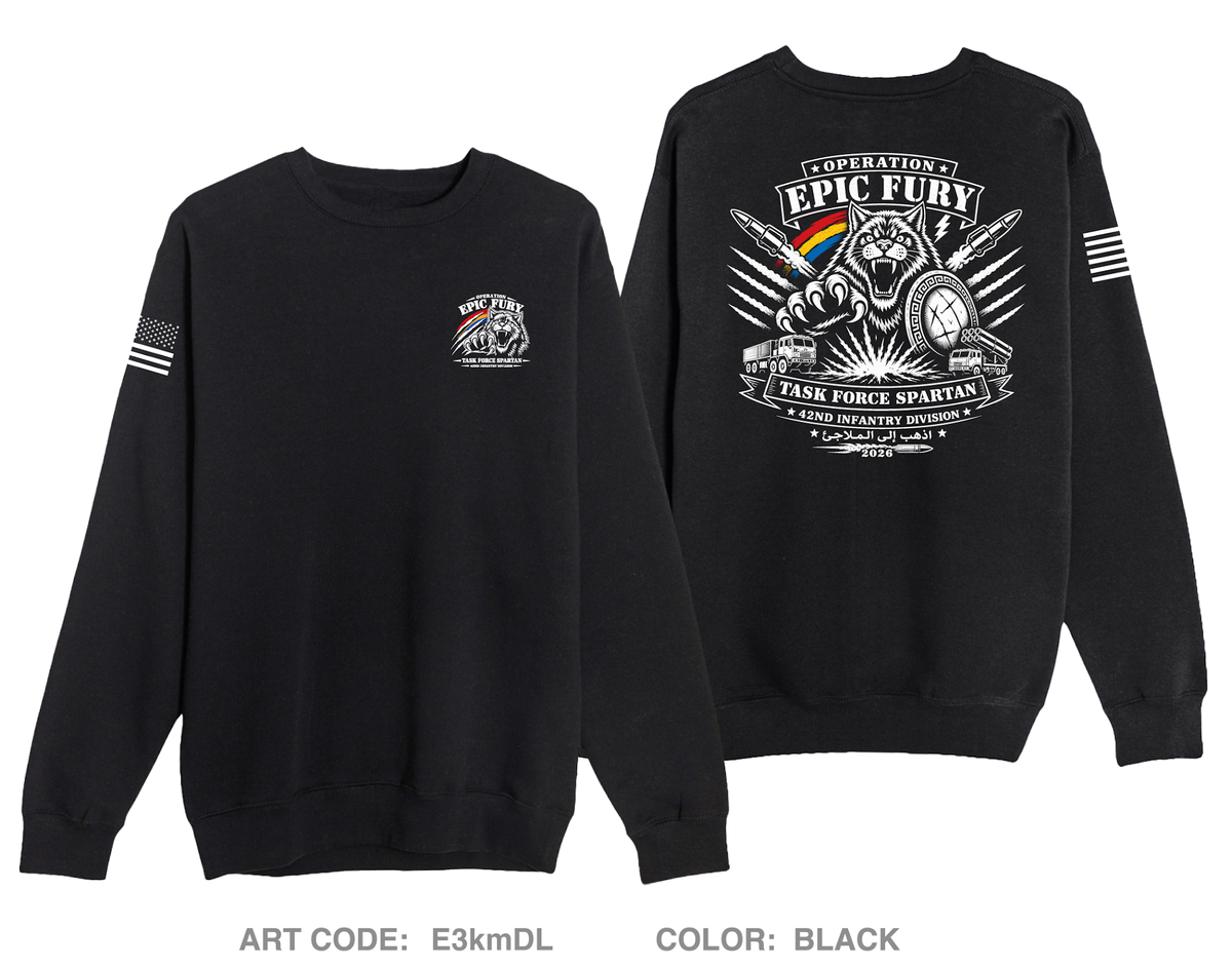 42nd ID Fundraising Collection Comfort Unisex Crewneck Sweatshirt - E3kmDL