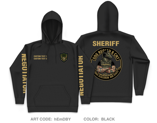 CUSTOM Region 8 HNT Core Men's Hooded Performance Sweatshirt - hEmDBY