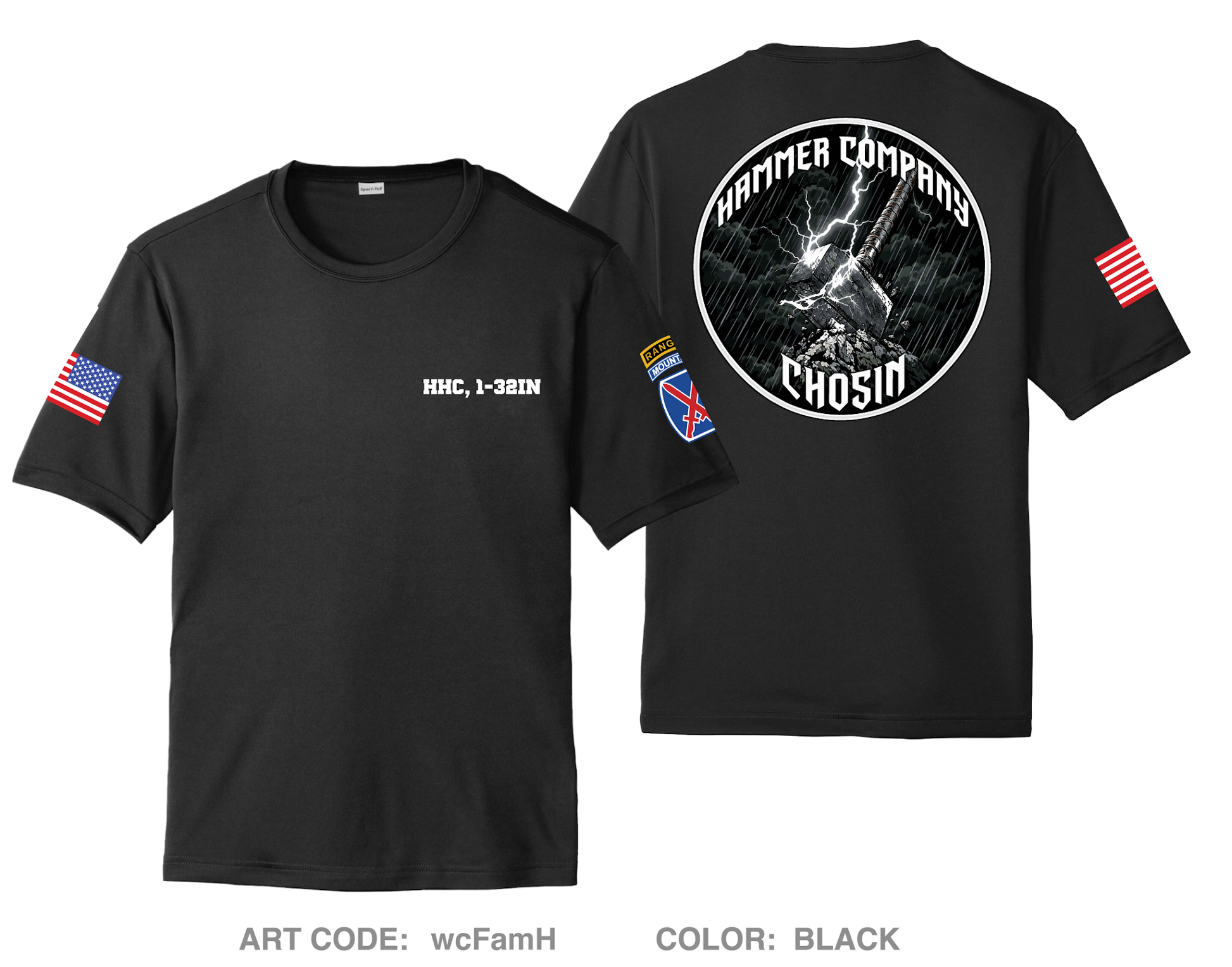 HHC, 1-32IN Hi-Tech Performance Unisex SS Tee - wcFamH