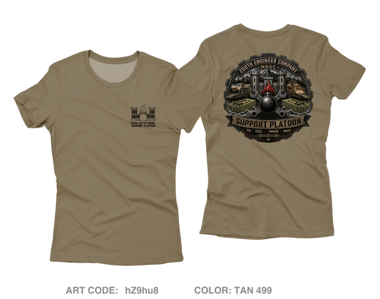 250th EN CO MRBC SUPPORT PLATOON Core Women's SS Performance Tee - hZ9hu8