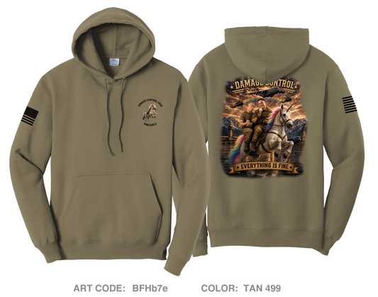 Damage Control Venezuela Comfort Unisex Hooded Sweatshirt - BFHb7e