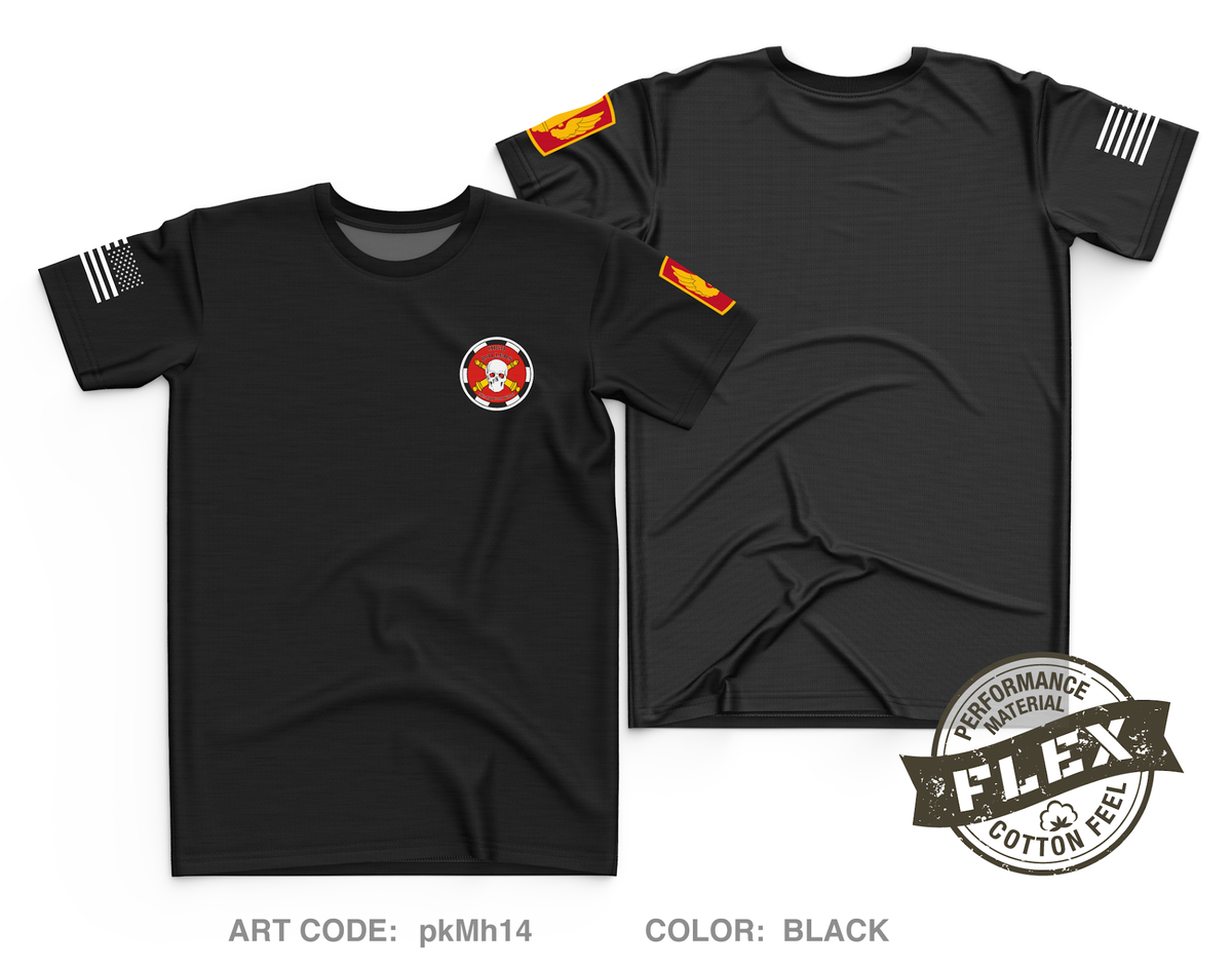 HQ, A BTRY, 3-321FAR Core Men's SS Flex Performance Tee - pkMh14