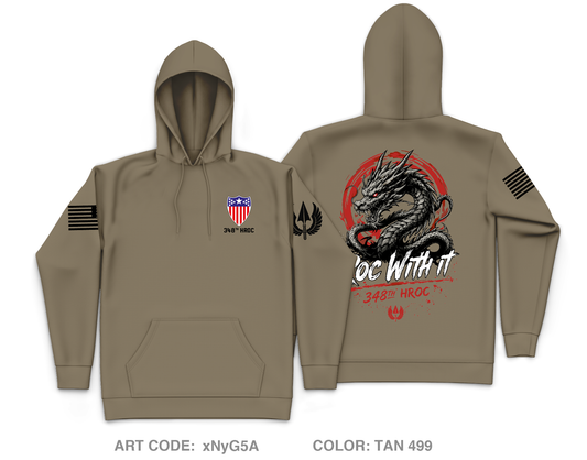 348TH HROC Core Men's Hooded Performance Sweatshirt - xNyG5A