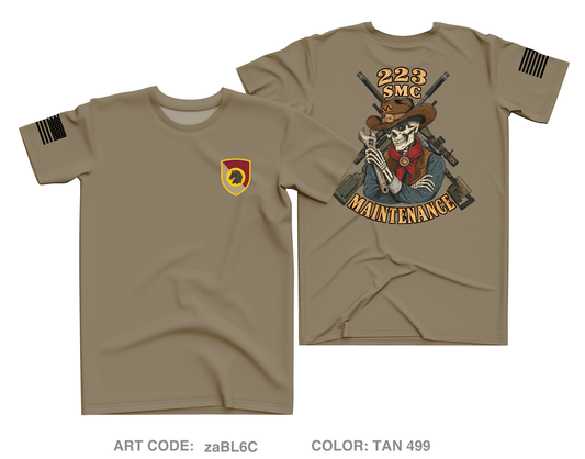 223rd Support Maintenance Company Core Men's SS Performance Tee - zaBL6C