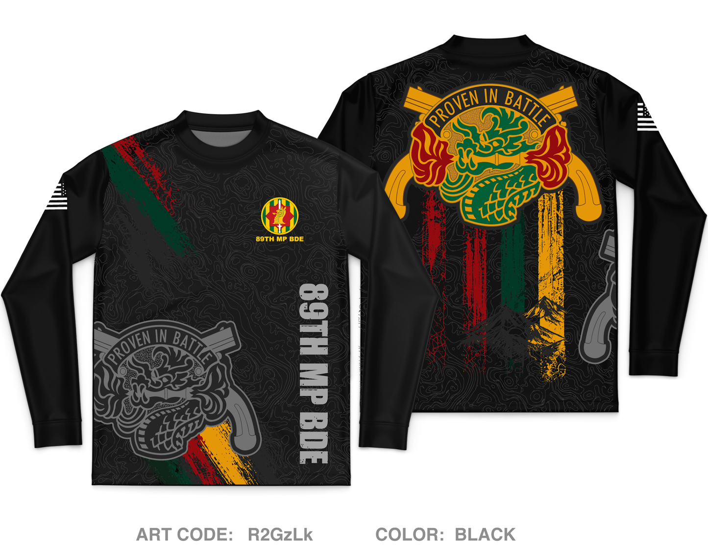 89th MP BDE Core Men's LS Performance Tee - R2GzLk