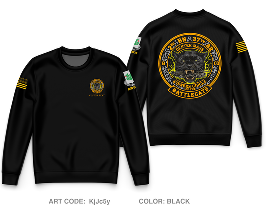 CUSTOM 2-37 / BattleCat Core Men's Crewneck Performance Sweatshirt - KjJc5y