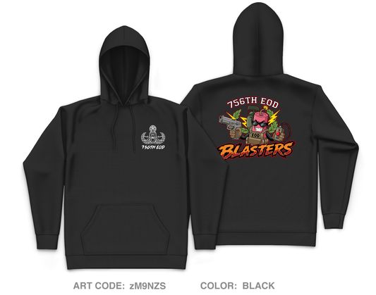 756 EOD Company Core Men's Hooded Performance Sweatshirt - zM9NZS
