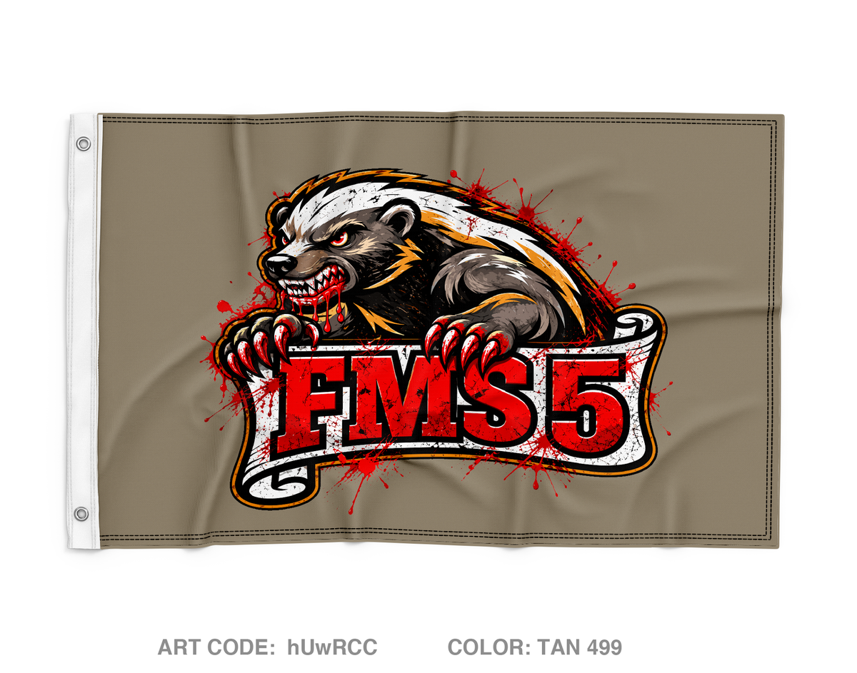 FMS5 Wall Flag - hUwRCC